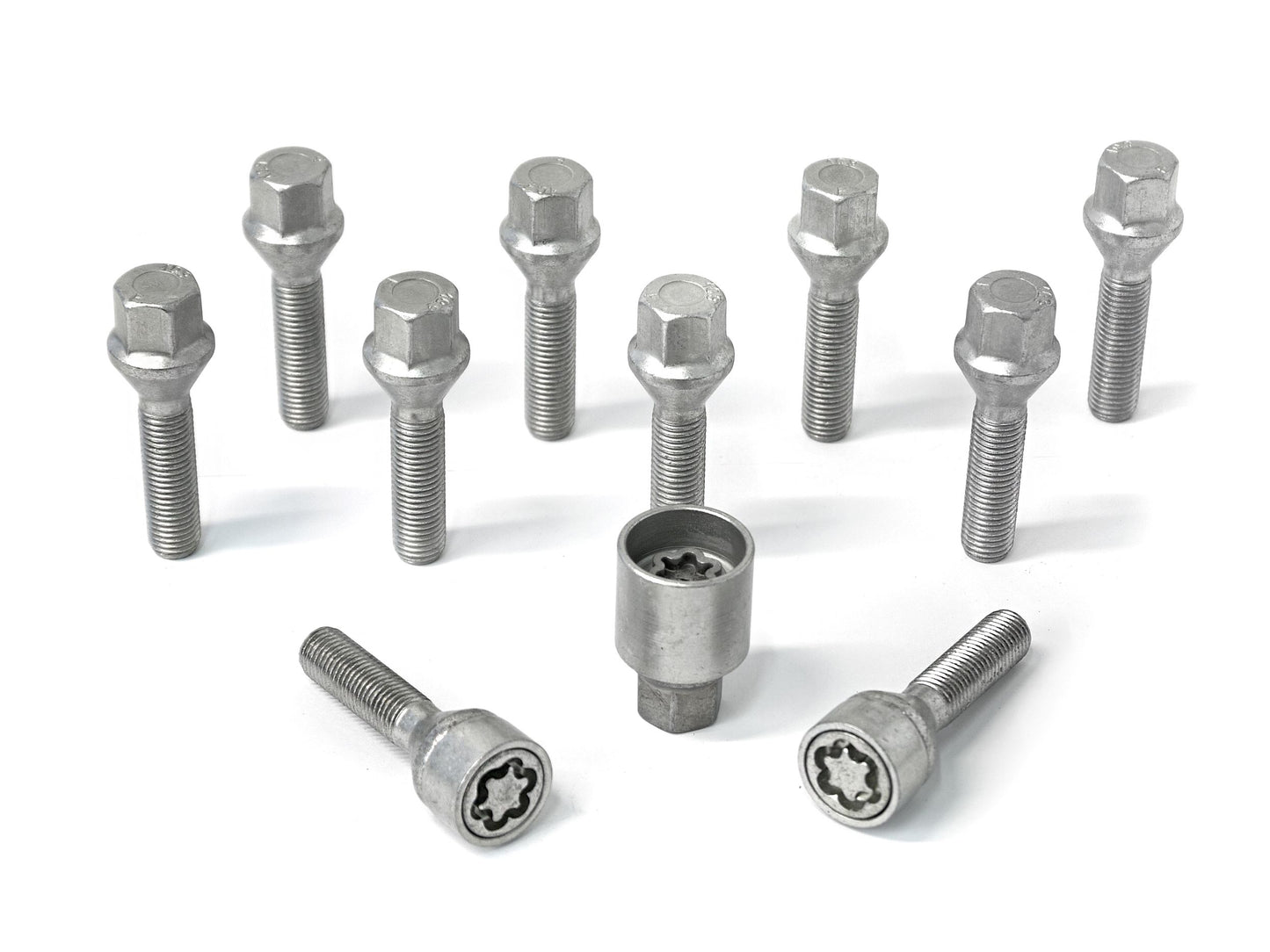 H&R 1255501SET Wheel-Lock set M12 taper head 60°