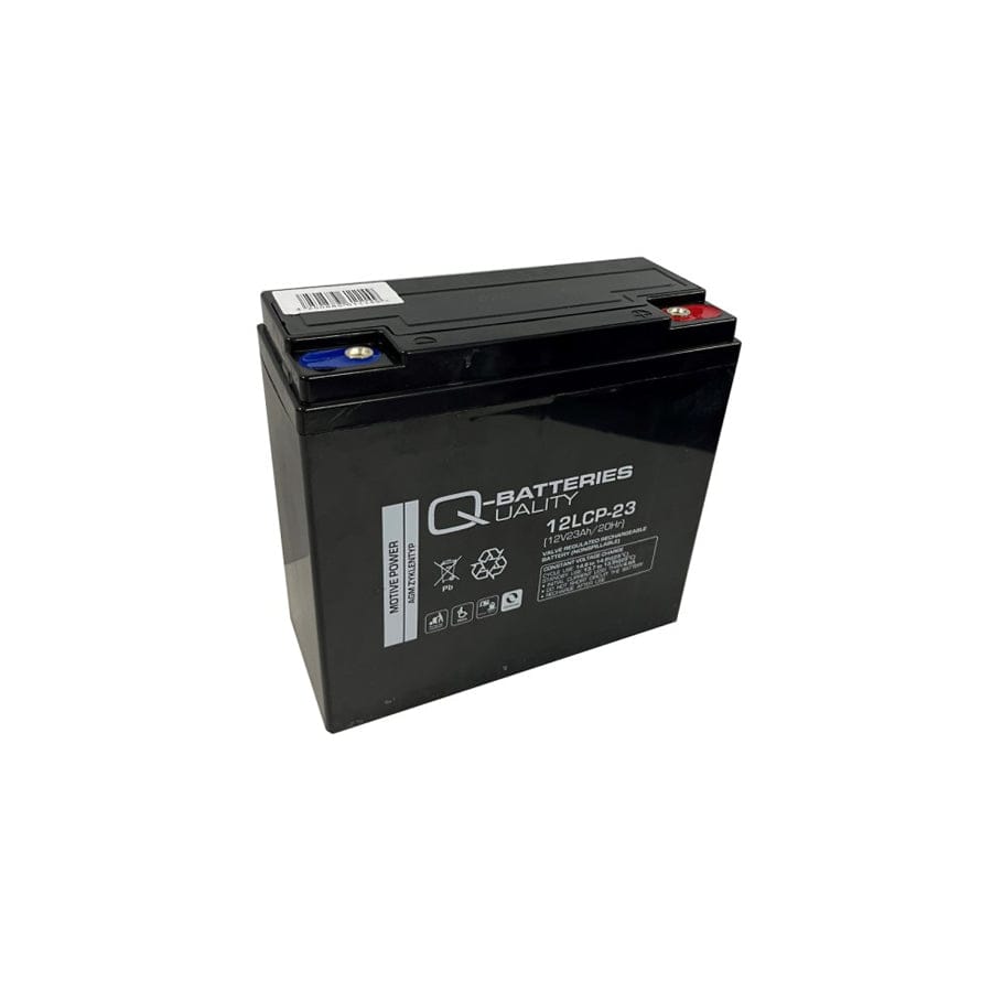 Q-Batteries 12LCP23 / 12V 23Ah lead acid battery Cycle type AGM Deep Cycle VRLA F3 connector | ML Performance US Car Parts