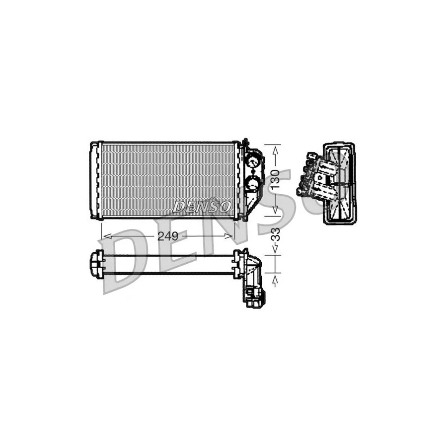 Denso DRR21002 Drr21002 Heater Matrix For Peugeot 307 | ML Performance US