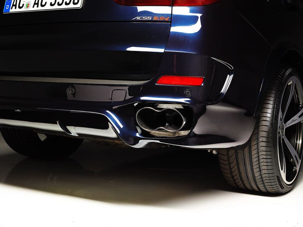 AC Schnitzer BMW F15 M Sport Exhaust Silencer with Racing Tailpipes (X5 30d, X5 35i & X5 40dx)