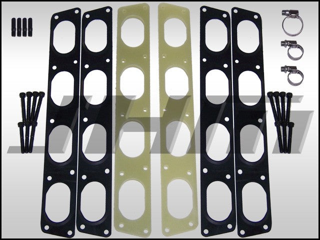 JHM Audi 4.2L V8 Intake Spacers - 8mm Thick (B6 S4, B7 S4 & C5 Allroad)