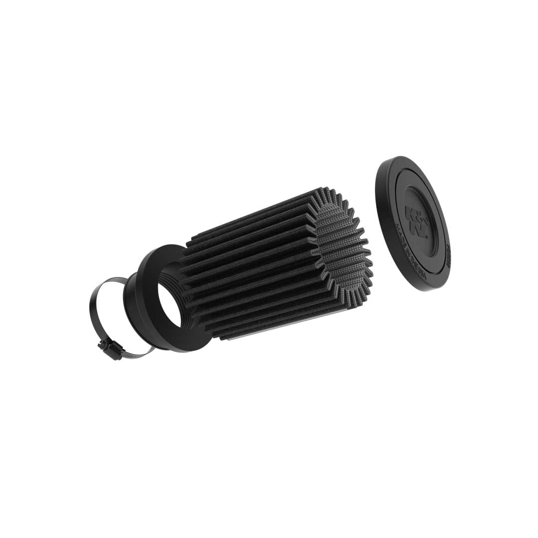K&N RU-3130HBK Dryflow Universal Air Filter - 1-7/8" 10 DEG FLG, 3" OD; 4" H