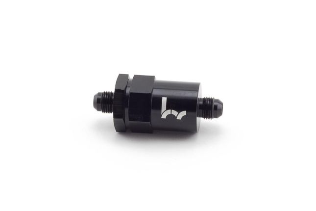 Black Inline Fuel Filter -6AN to -6AN (Universal) | ML Performance Car Parts