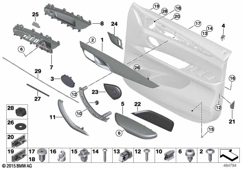 Genuine BMW 51417381884 Decor Strip, Right FEINSCHLIFF | ML Performance US Car Parts