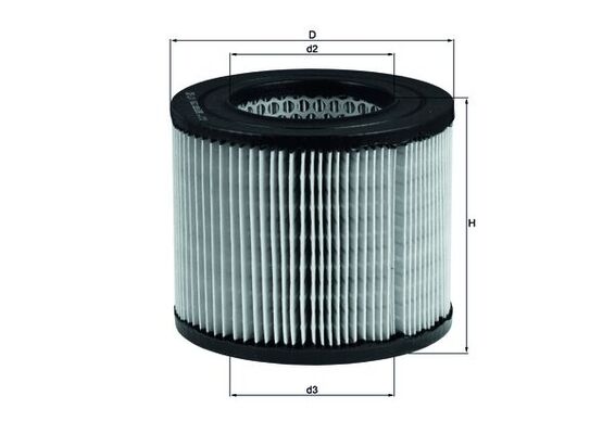 Mahle LX162 - Air Filter