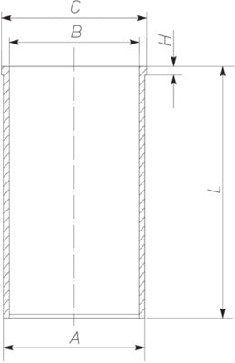 Mahle 005WV0700 - Cylinder Liner