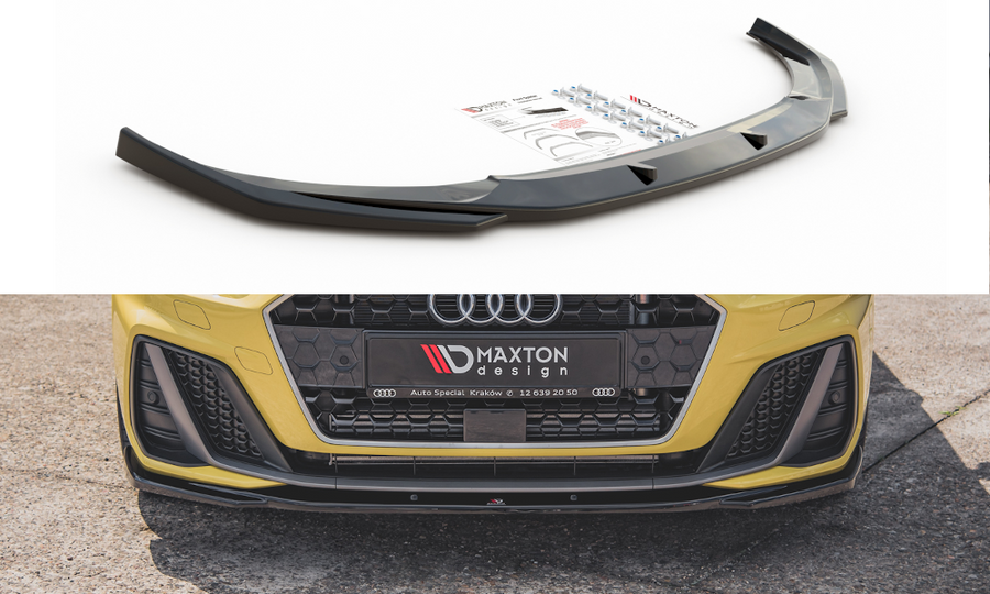 Maxton Design AU-A1-GB-SLINE-FD2T Front Splitter V.2 Audi A1 S-Line GB – ML  Performance