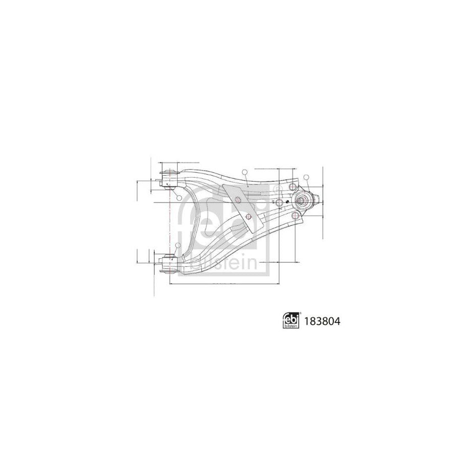 Febi Bilstein 183804 Suspension Arm