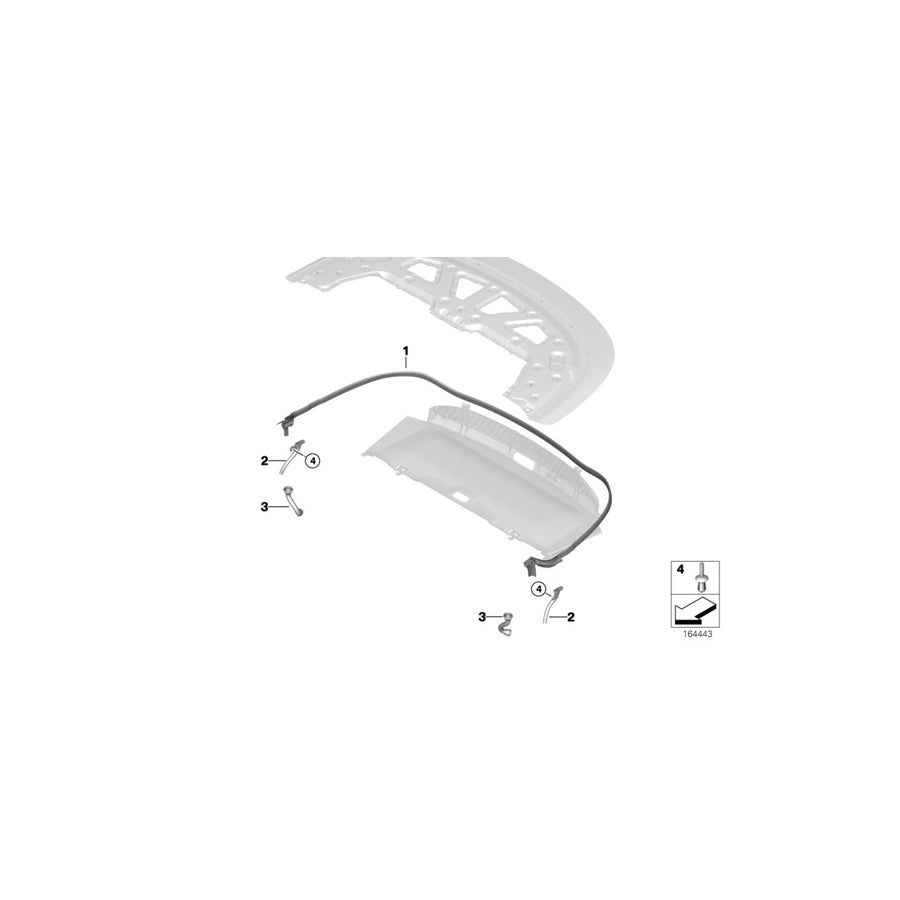 Genuine BMW 54347178291 E88 Water Drain, Left (Inc. 118d, 120i & 135i) | ML Performance US Car Parts