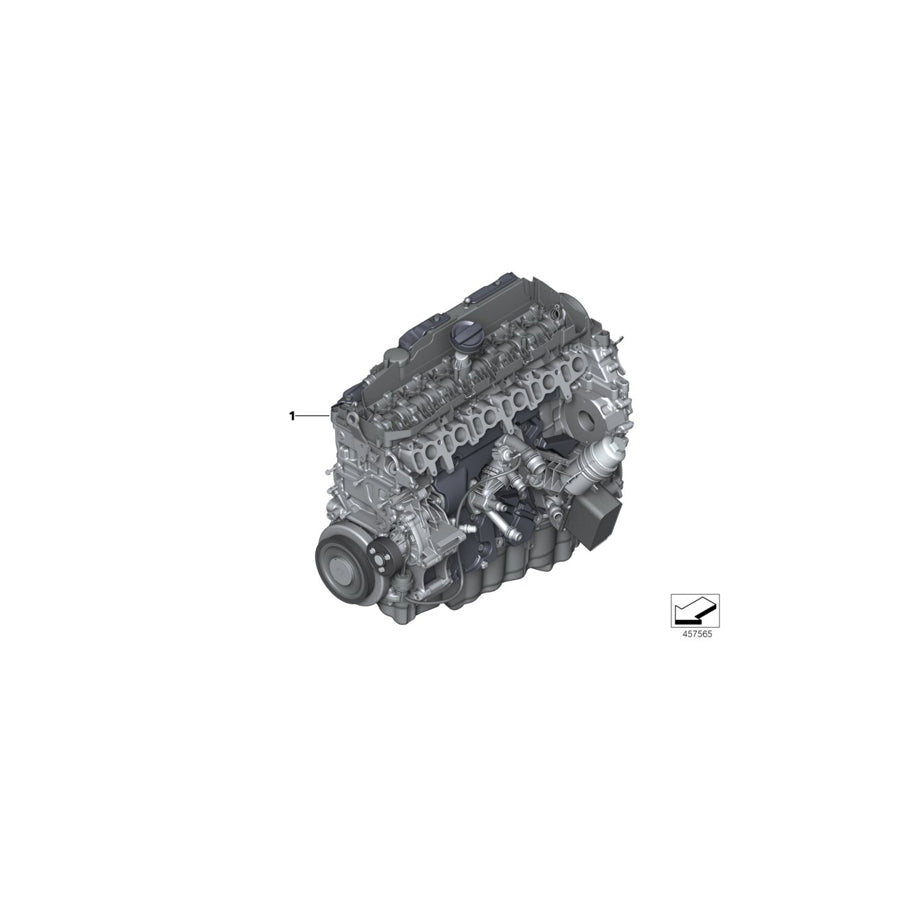 Genuine BMW 11002473250 G05 G07 G11 Exch. Short Engine B57D30C (Inc. X6 M50dX, X5 M50dX & 750dX) | ML Performance US Car Parts
