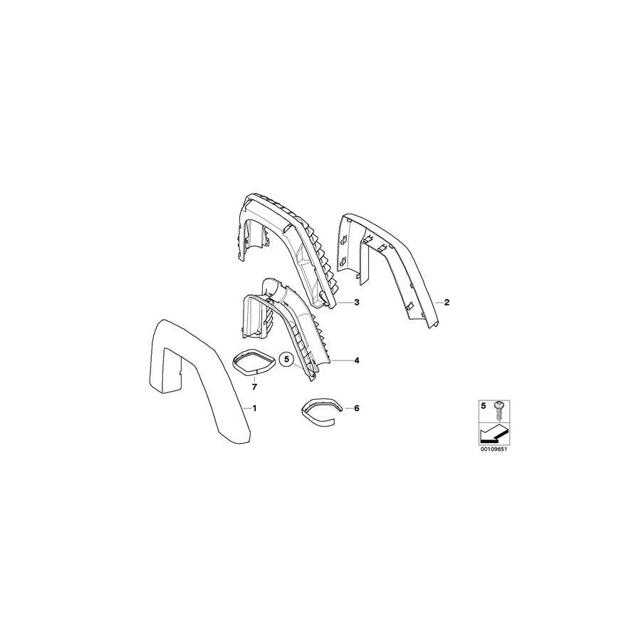 Genuine BMW 51438035367 E85 Bracket Left (Inc. Z4 3.0si, Z4 2.5si & Z4 2.0i) | ML Performance US Car Parts