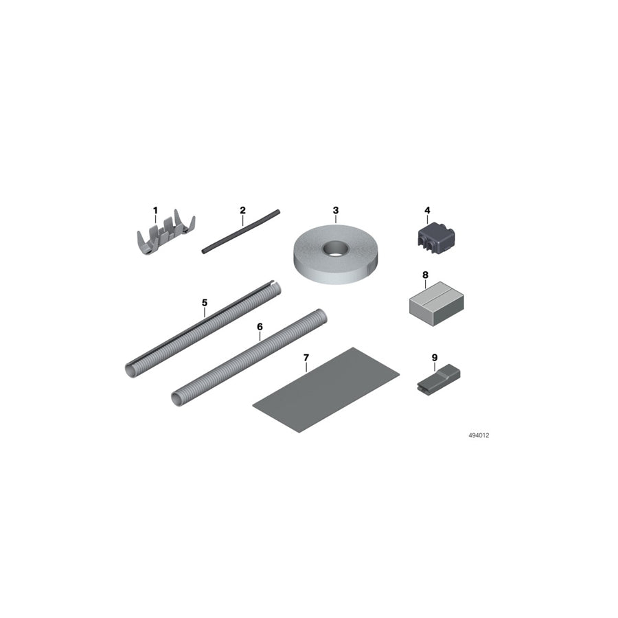 Genuine BMW Mini 61136933305 E91 F03 F48 Corrugated Tubing, Slotted Ø 17mm (Inc. X5 3.0sd) | ML Performance US Car Parts