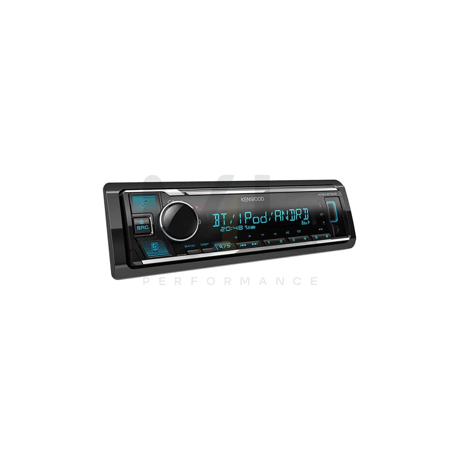 KENWOOD KMM-BT305 Car stereo 1 DIN, AOA 2.0, Made for iPod/iPhone, 14.4V, AAC, FLAC, MP3, WAV, WMA, Spotify App Link | ML Performance Car Parts