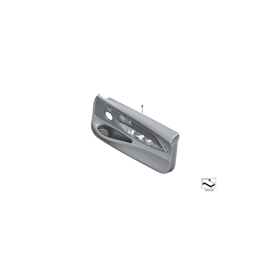 Genuine BMW 51418063630 F82 F83 Door Panel, Leather, Front Right SCHWARZ (Inc. & M4) | ML Performance US Car Parts