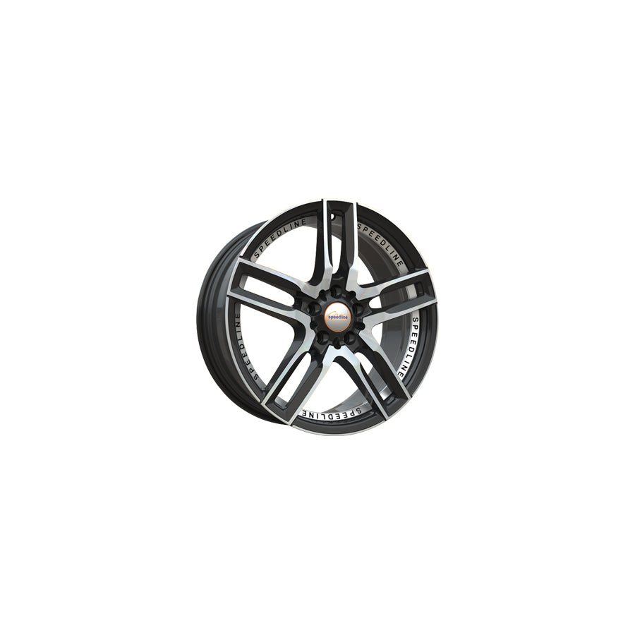 Speedline Corse SL1 Imperatore 8x18 ET35 SL1.8805.07X/022 Black Front Diamond Cut Wheel | ML Performance US Car Parts