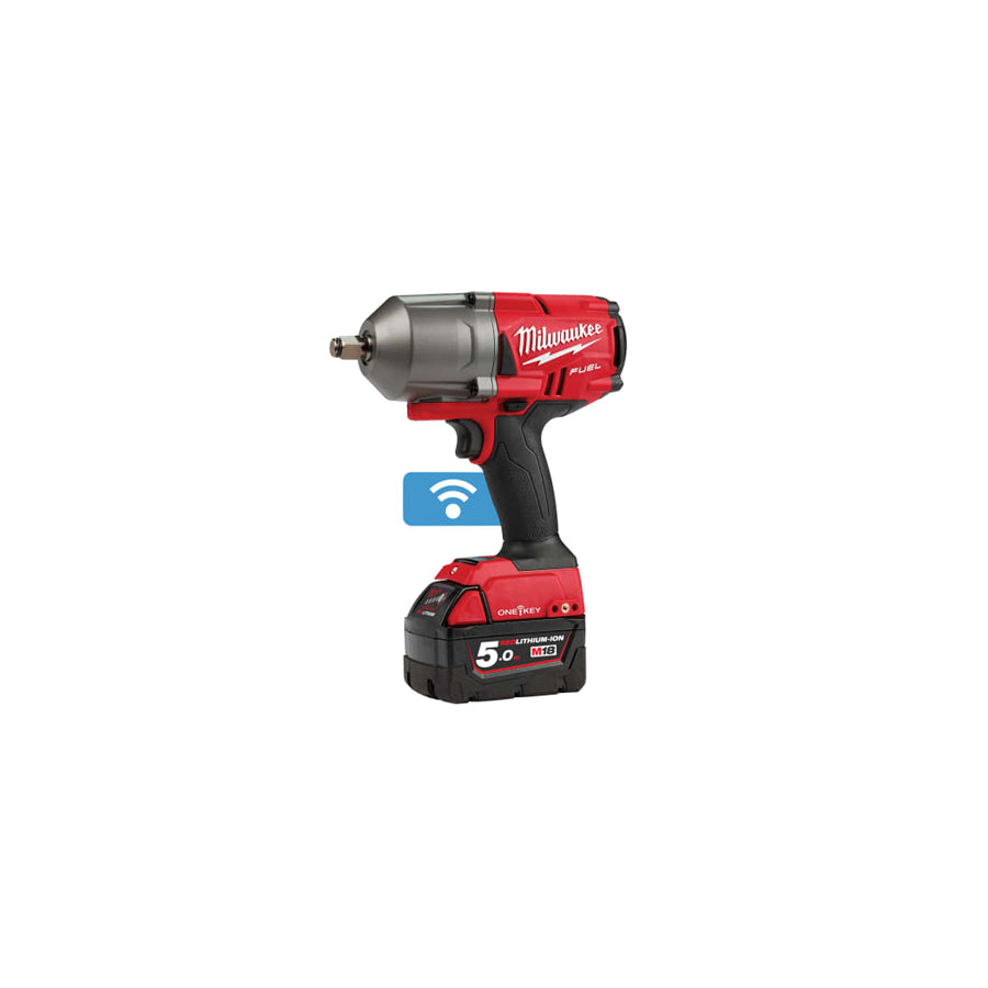 Milwaukee Power Tools MILM18OFWF12 M18 ONEFHIWF12-502X FUEL ONE-KEY 1/2in Impact Wrench 18V 2 x 5.0Ah Li-ion | ML Performance US