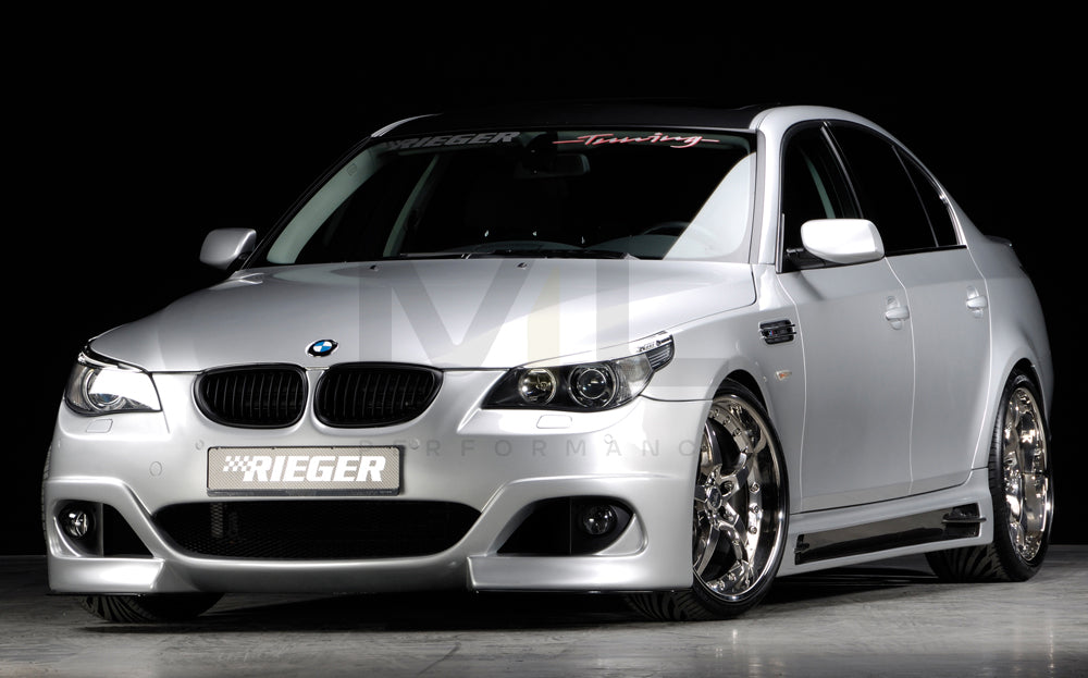 Rieger 00053616 BMW 5 Series E60 E61 Front Bumper 6 | ML Performance UK Car Parts