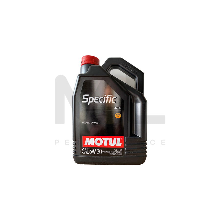 Motul Specific Renault 0720 5w-30 Fully Synthetic Car Engine Oil 5l – ML  Performance