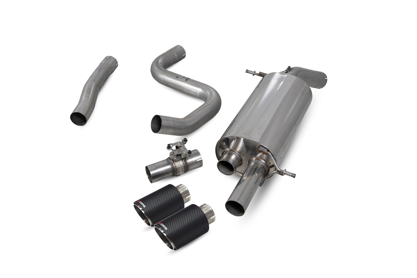 Scorpion SFDS089CF Ford Fiesta ST MK8 Gpf-Back System With Electronic Valve | ML Performance US US