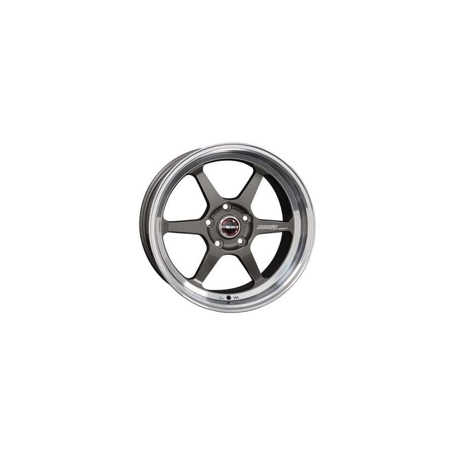 Borbet DB8GT 8.5x18 ET20 DB8GT 85820114,3572,5GRP Graphite Rim Polished Wheel | ML Performance US Car Parts