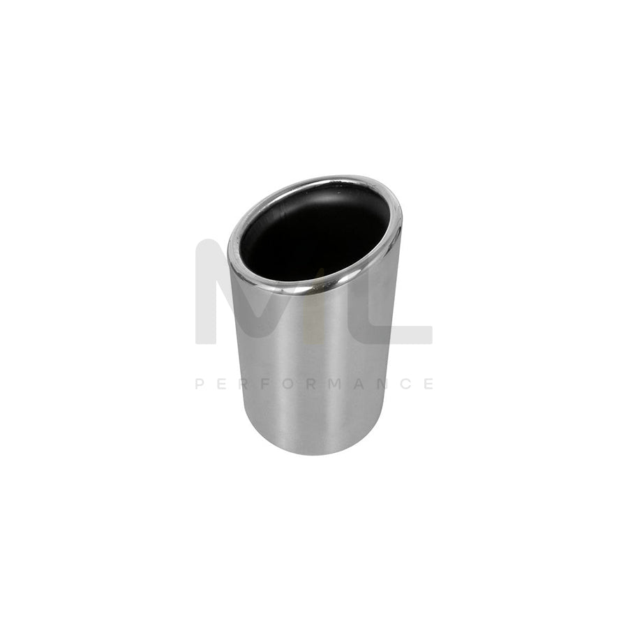 CARPOINT 2218781 Exhaust tip 60 mm, Silver, Stainless Steel, 140mm, 45mm | ML Performance Car Parts