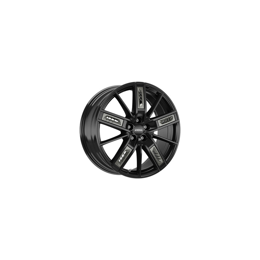 Ronal R67 Grey Left 8x18 ET45 67R8805.18X/020 GRY/L Jetblack Wheel | ML Performance US Car Parts
