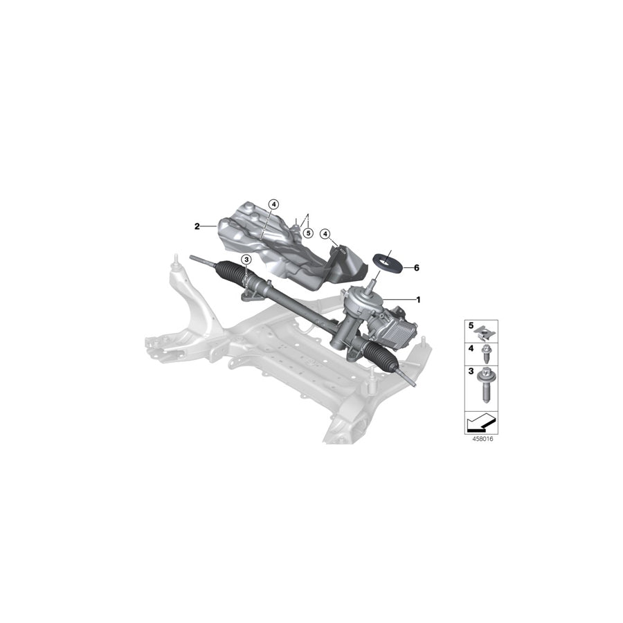 Genuine BMW 32106870902 F55 F56 Exch. Steering Box, Electr. (Inc. Cooper D, Cooper SD & One First) | ML Performance US Car Parts