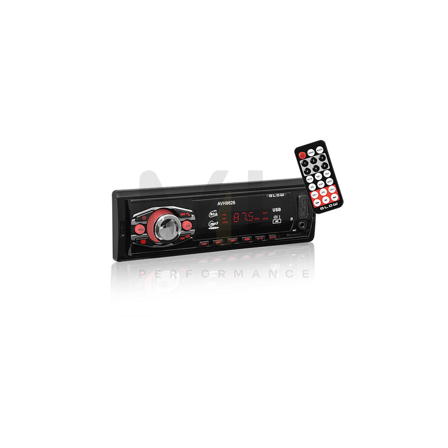 BLOW AVH-8626 78-279# Car stereo 1 DIN, LCD, 12V, MP3, with mounting tools, with remote control | ML Performance Car Parts