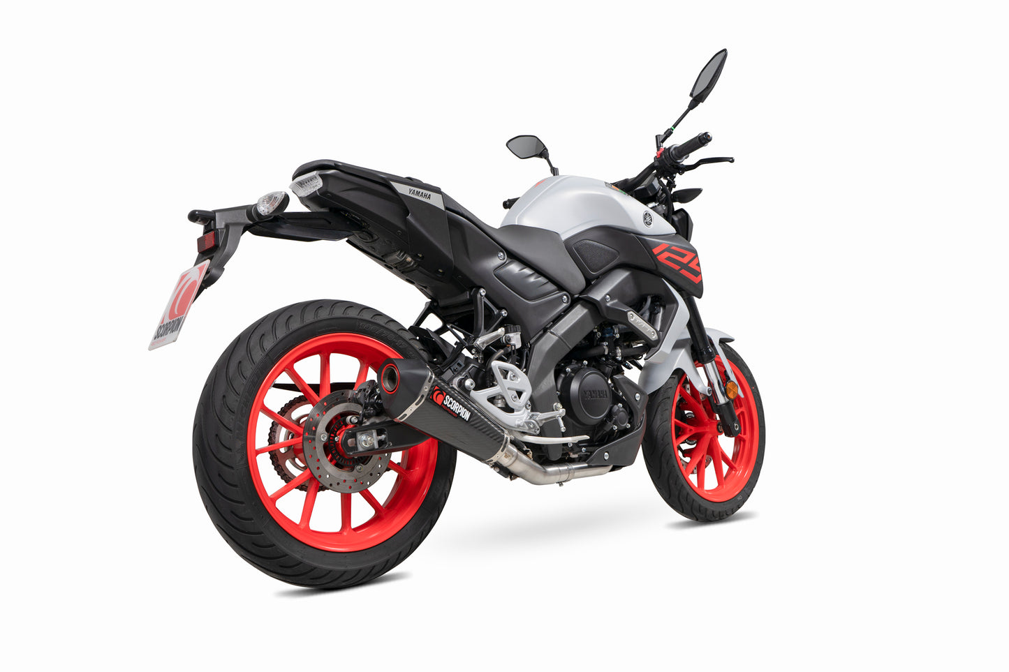 Scorpion RYA118SYSCEO Yamaha MT-125 Euro 4 Serket Taper Full System - Carbon Fibre Sleeve | ML Performance US US