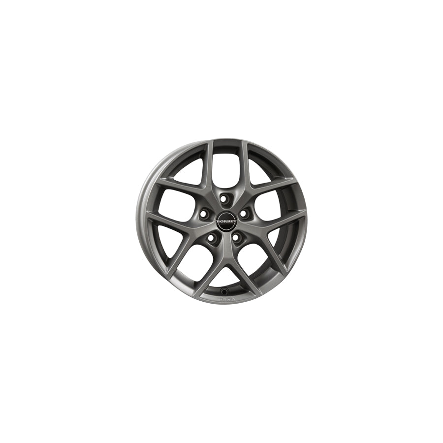 Borbet Y 8x18 ET44 Y 80844112557,1TM Matt Titanium Wheel | ML Performance US Car Parts