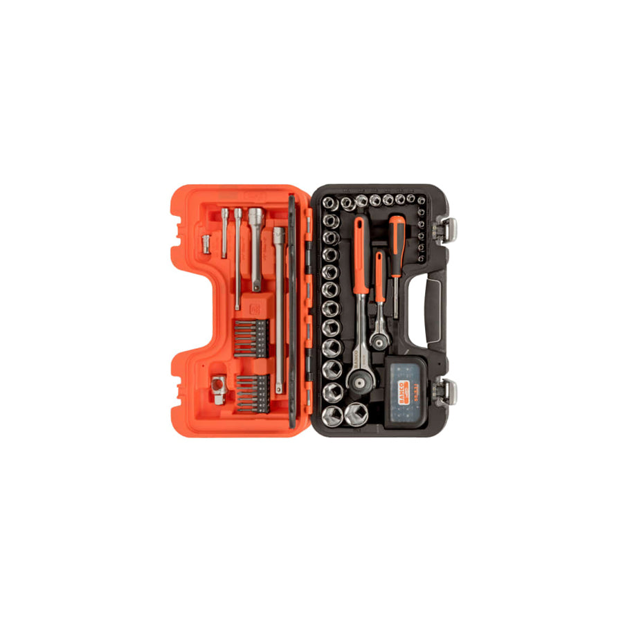 Bahco BAHSW79 SW79 1/4in & 1/2in Drive Swivel Socket Set, 79 Piece | ML Performance US