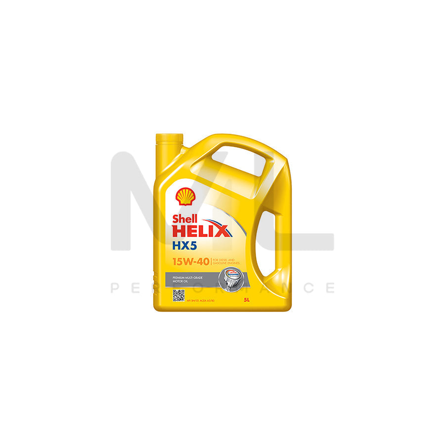 Shell Helix HX5 Engine Oil - 15W-40 - 5Ltr Engine Oil ML Performance UK ML Car Parts