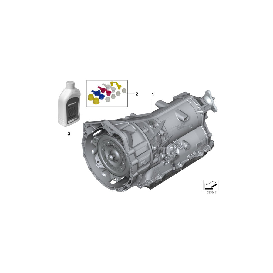 Genuine BMW 24008624422 F34 F22 F30 Exch. Automatic Transmission Eh GA8HP45Z (Inc. 220i, 320i & 420i) | ML Performance US Car Parts