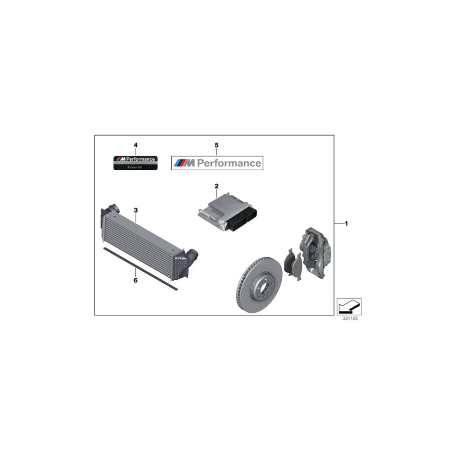 Genuine BMW 11122338078 F11 F10 Power Kit M PERFORMANCE (Inc. 530d & 530dX) | ML Performance US Car Parts