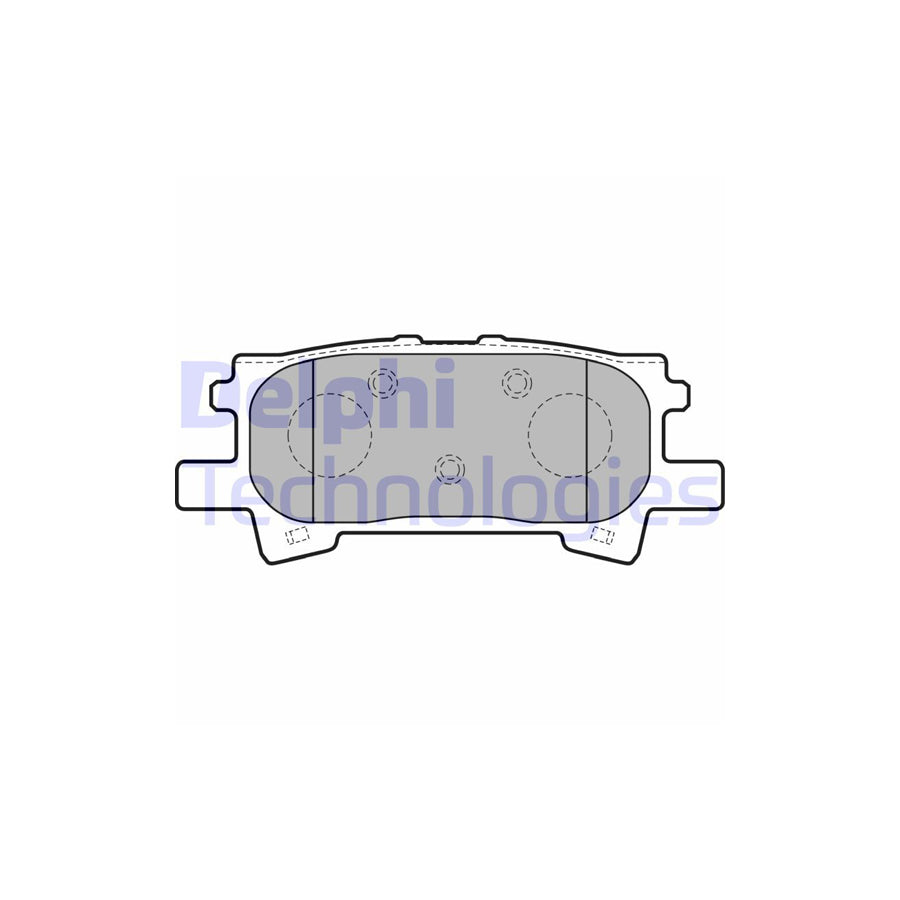 Delphi Lp1820 Brake Pad Set