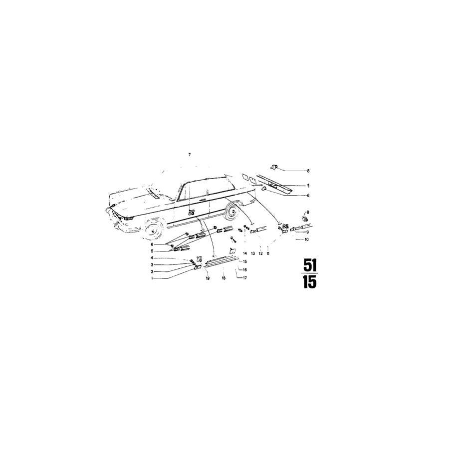 Genuine BMW 51131831389 Clamp (Inc. & 2002turbo) | ML Performance US Car Parts