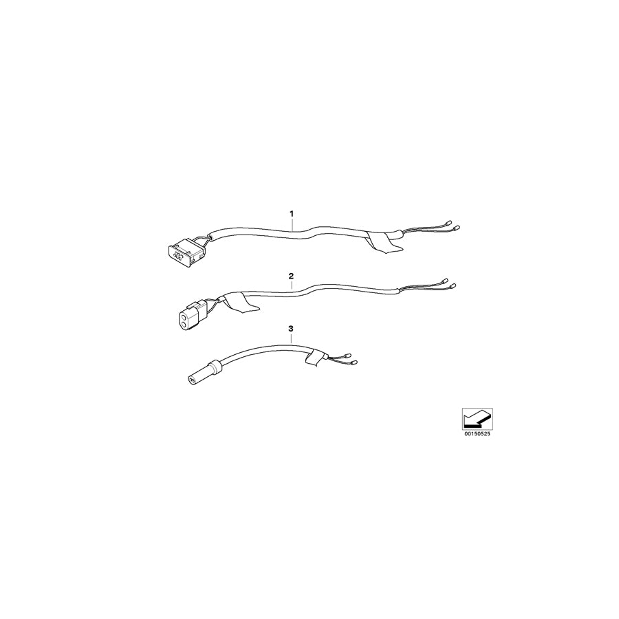 Genuine BMW 61126988148 E61 Rep. Kit For Altitude Sensor, Rear Left (Inc. 530xd, 520d & 523i) | ML Performance US Car Parts