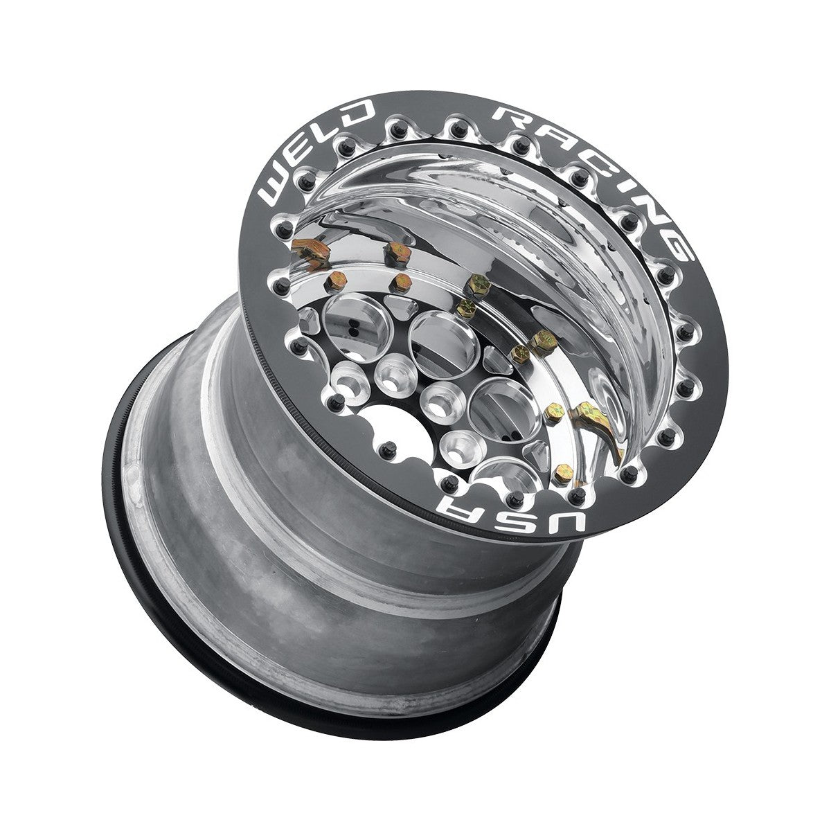 Weld 768B-31015MB Magnum Import Wheel 13x10 4x100 ET0 BS4.25 Black Center - Black Shell