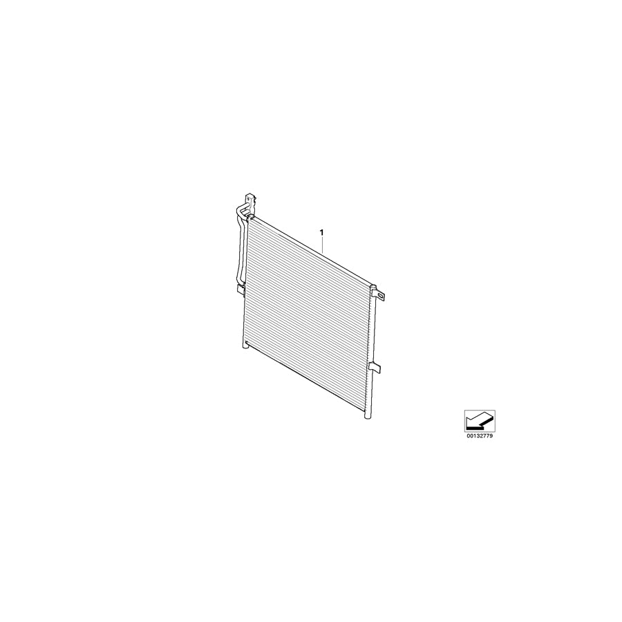 Genuine BMW 64538377648 E46 E83 Condenser Air Conditioning (Inc. X3 3.0sd, 320Cd & 318d) | ML Performance US Car Parts