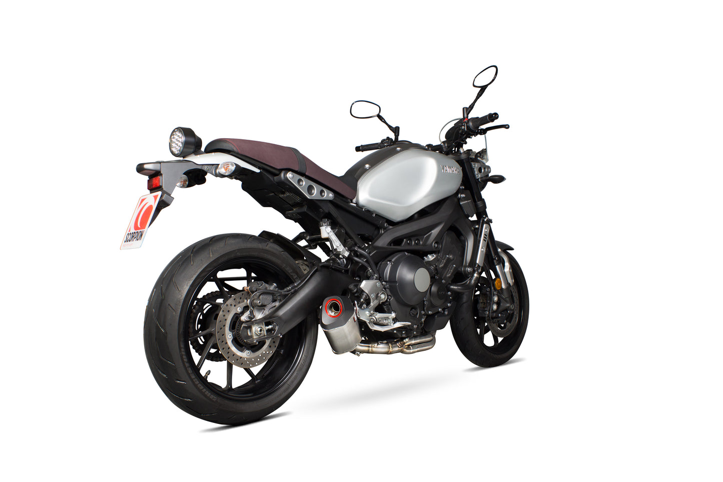 Scorpion RYA107SYSSEO Yamaha XSR900 Serket Parallel Full System - Brushed Stainless Steel Sleeve | ML Performance US US