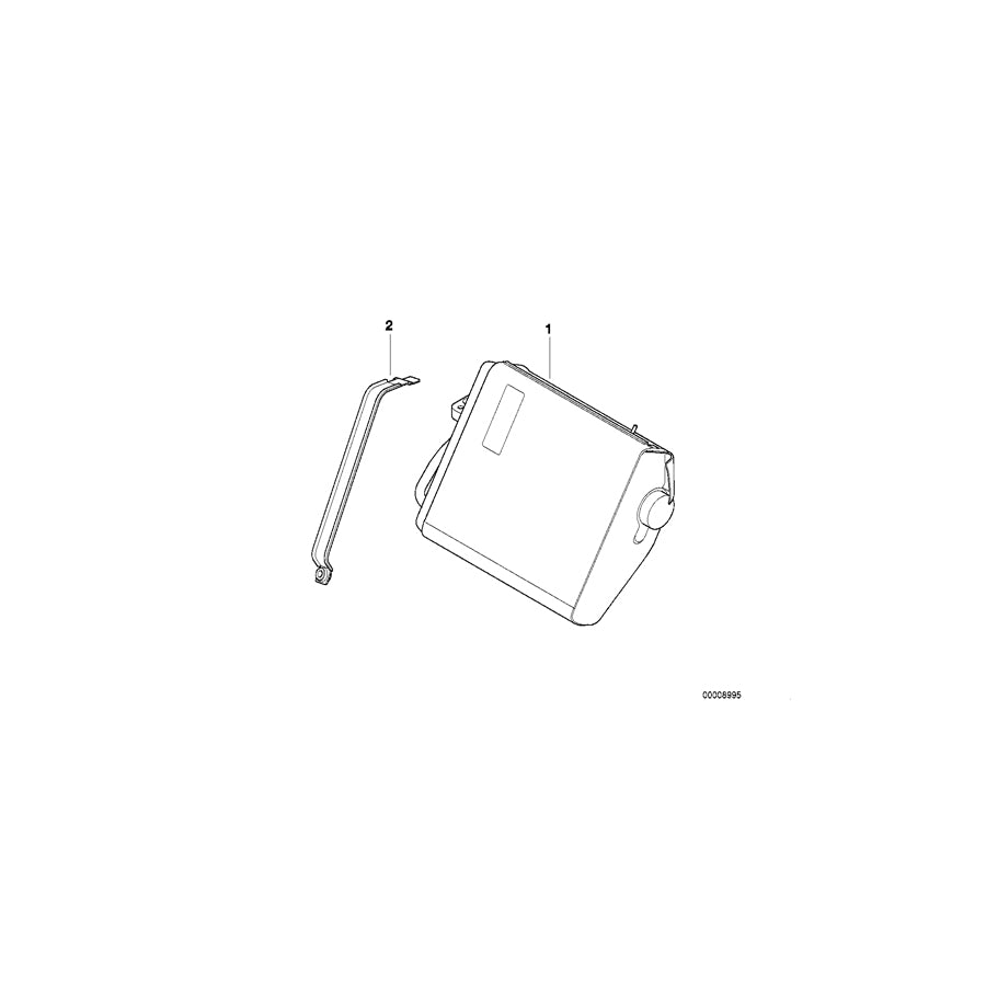 Genuine BMW 64128383259 E39 Latent Heat Accumulator (Inc. 540iP, 540i & 535i) | ML Performance US Car Parts