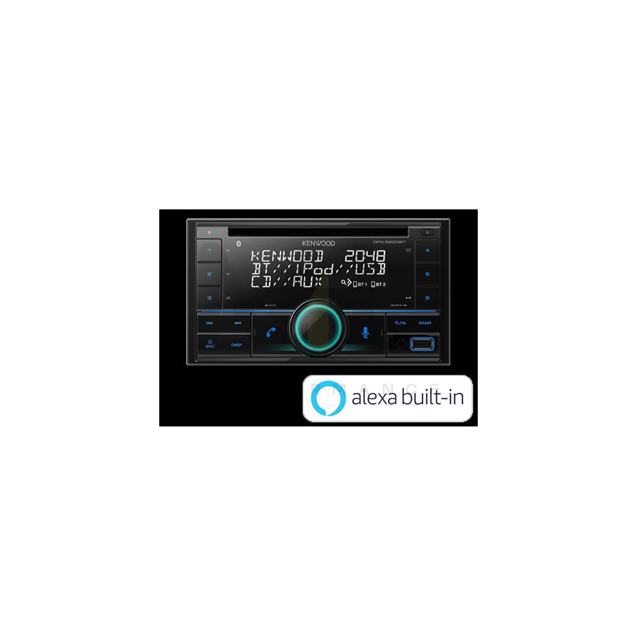 KENWOOD DPX-7200DAB Car stereo Amazon Alexa ready, 2 DIN, 14.4V, AAC, FLAC, MP3, WAV, WMA | ML Performance Car Parts