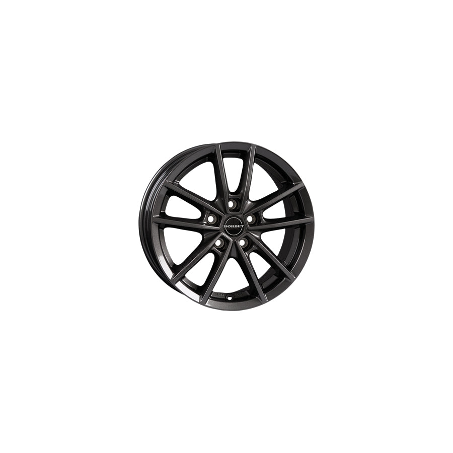 Borbet W 6.5x16 ET40 W 65640108572,5MAG/T Mistral Anthracite Glossy Wheel | ML Performance US Car Parts