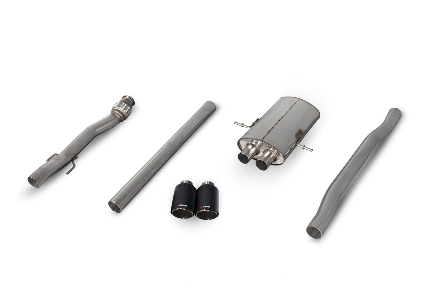 Scorpion SMNS011CF Mini Non-Resonated Cat-Back System (Cooper S R56 / R57 / R58 / R59) | ML Performance US US