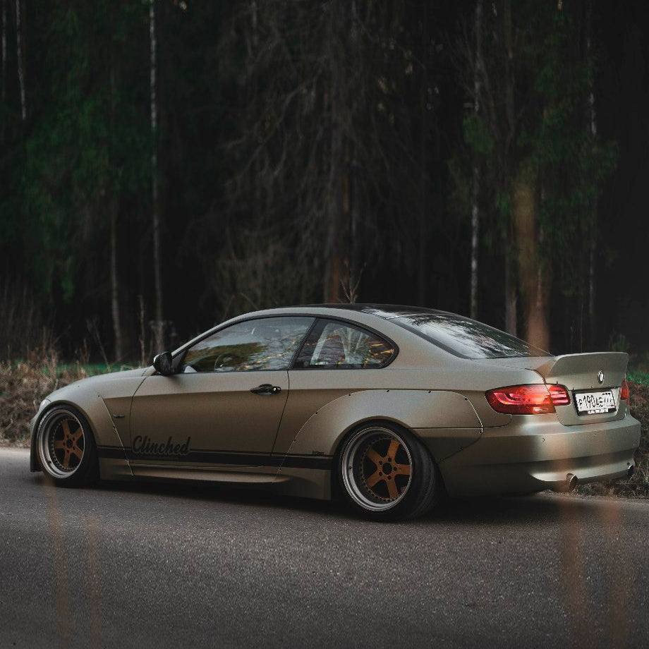 Clinched BMW E92 Wide Body Kit without Ducktail - ML Performance UK