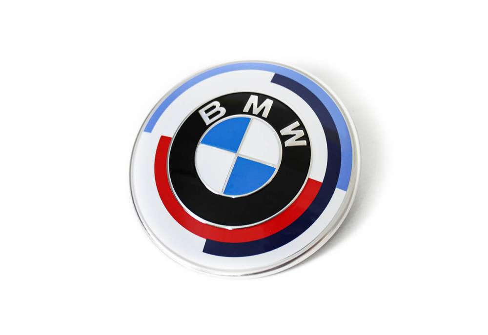 Genuine BMW F40 F48 F49 82mm 50th Anniversary Front Hood Emblem (Inc.  M135iX, X1 20dX, X1 25iX & X1 28i) 51148087188 – ML Performance
