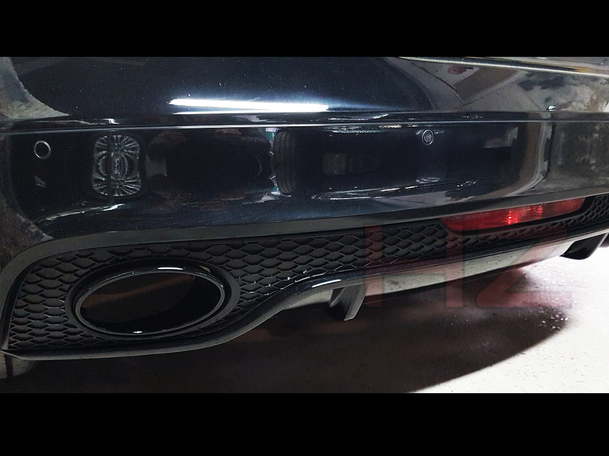 HZ Dynamics Audi TT 8J MK2 TTRS-Type Rear Bumper Diffuser - ML Performance US