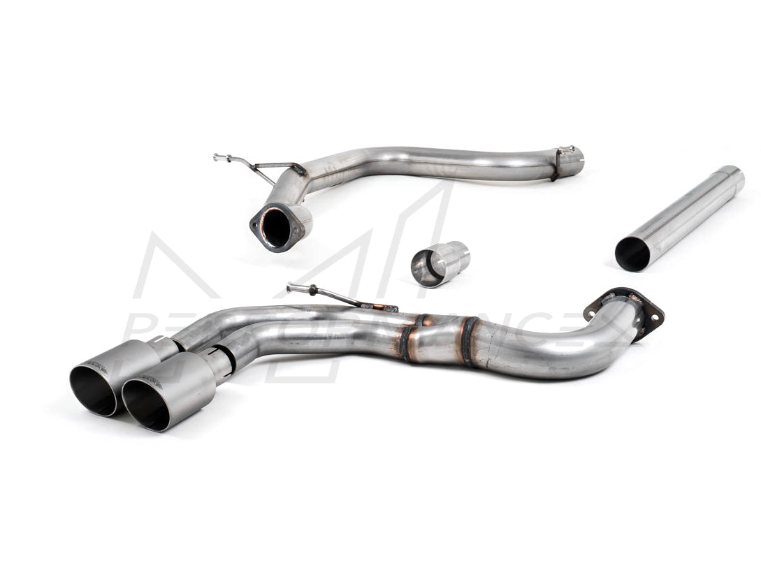 MillTek Audi 8V 8V.5 A3 2.0 TDI 150 Cat-Back Exhaust System - ML Performance UK