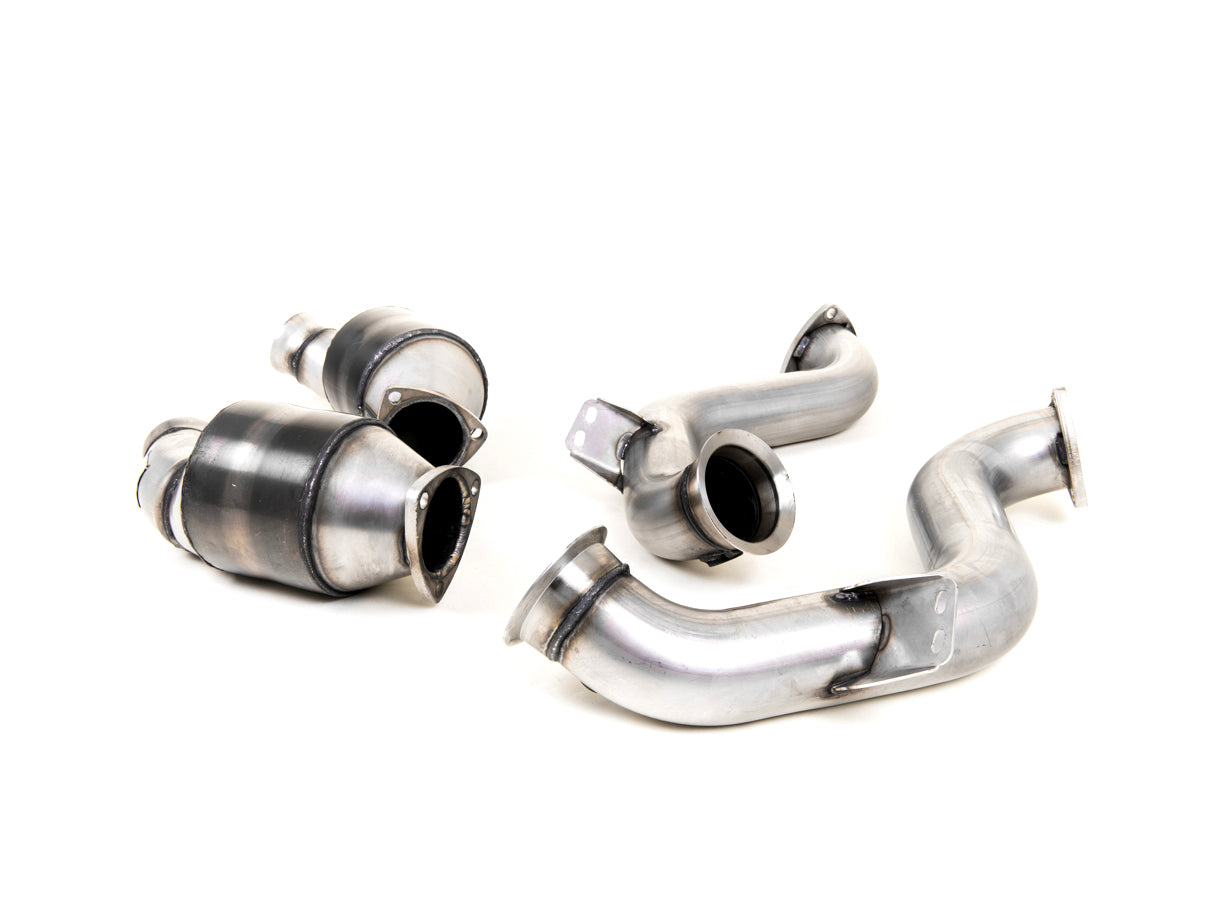 MillTek Mercedes-Benz W205 C-Class Bi-Turbo V8 Hi-Flow HJS Sports Cat and Downpipe (C63 AMG & C63 S AMG) - ML Perforomance UK