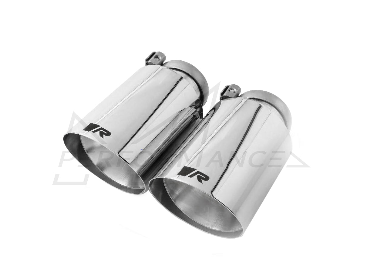 Remus Audi BMW Chrome Tail Pipe Set (C8 RS6 Avant, RS7 Sportback & F90 M5) - ML Performance UK